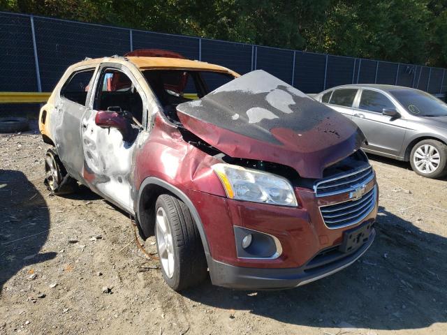 N0V1N60842432 - 2016 CHEVROLET TRAX LTZ BURGUNDY photo 1