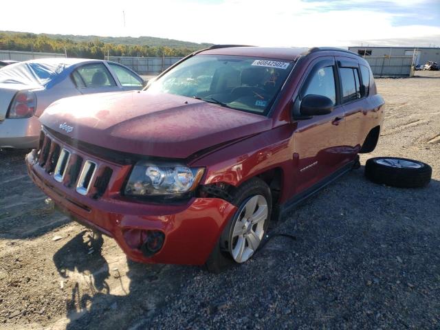 1C4NJDBB2FD316977 - 2015 JEEP COMPASS SP RED photo 2