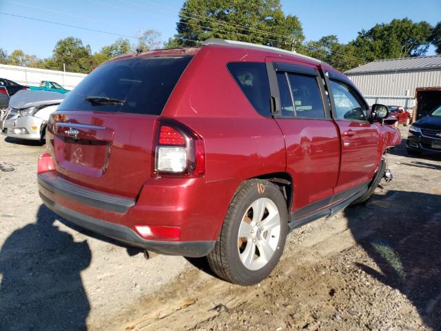 1C4NJDBB2FD316977 - 2015 JEEP COMPASS SP RED photo 4