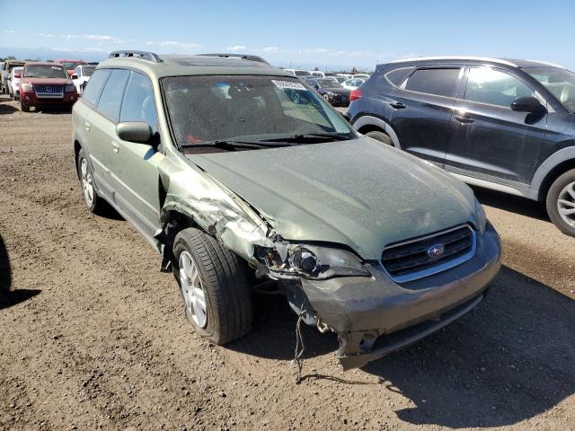 4S4BP62C757374436 - 2005 SUBARU LEGACY OUT GREEN photo 1