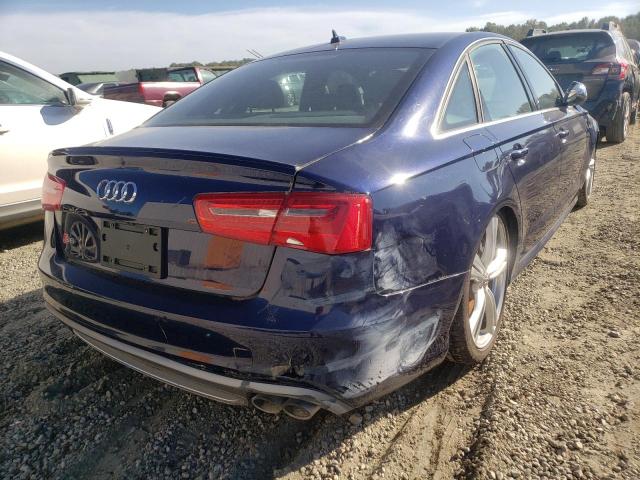 WAUF2AFC5EN060293 - 2014 AUDI S6 BLUE photo 4