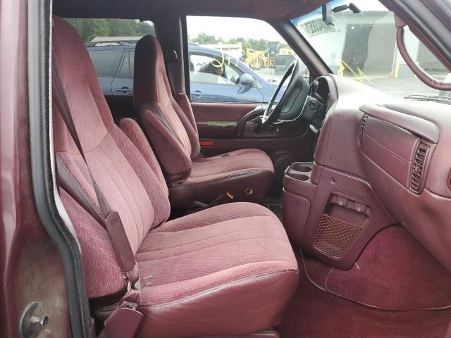 1GNDM19W2TB171299 - 1996 CHEVROLET ASTRO BURGUNDY photo 5