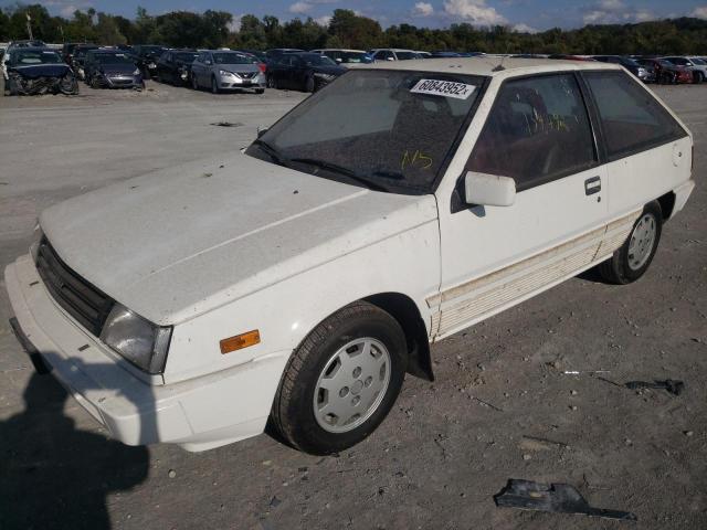 JB3BA34K3JU085429 - 1988 DODGE COLT DL WHITE photo 2