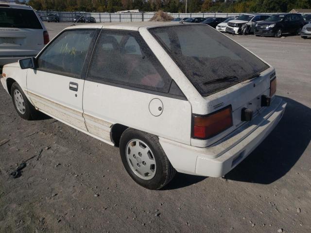 JB3BA34K3JU085429 - 1988 DODGE COLT DL WHITE photo 3