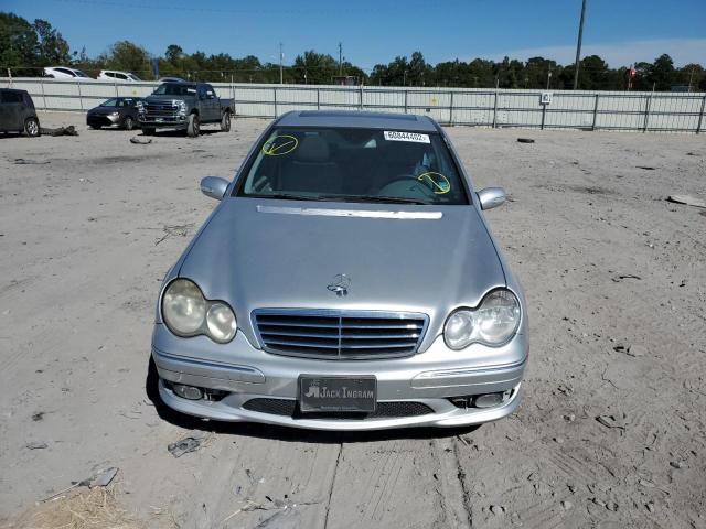 WDBRF52H56E022270 - 2006 MERCEDES-BENZ C 230K SPO SILVER photo 9