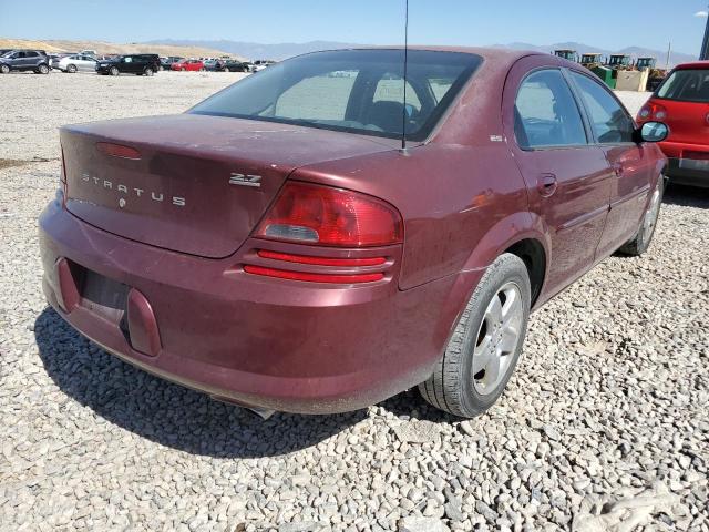 1B3EJ56U91N617316 - 2001 DODGE STRATUS ES BURGUNDY photo 4