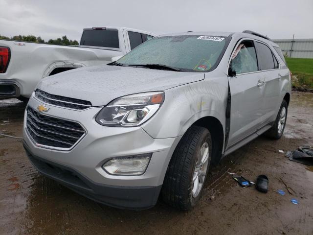 2GNALCEK3H6208228 - 2017 CHEVROLET EQUINOX LT SILVER photo 2