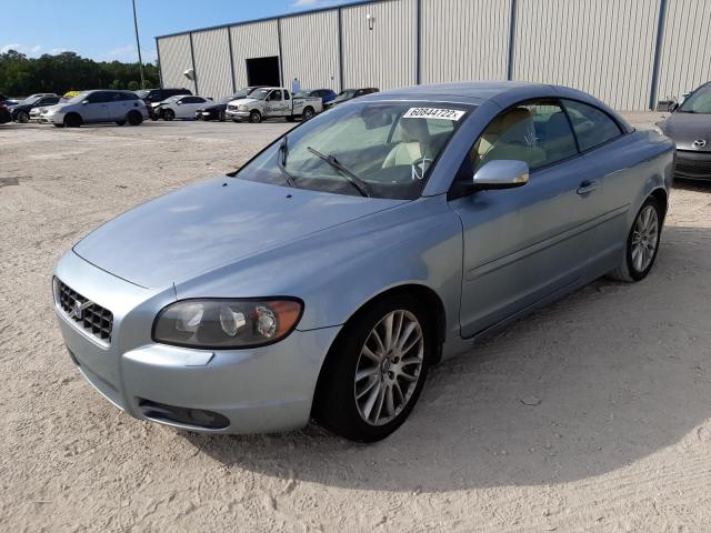 YV1MC682X7J013922 - 2007 VOLVO C70 T5 BLUE photo 2