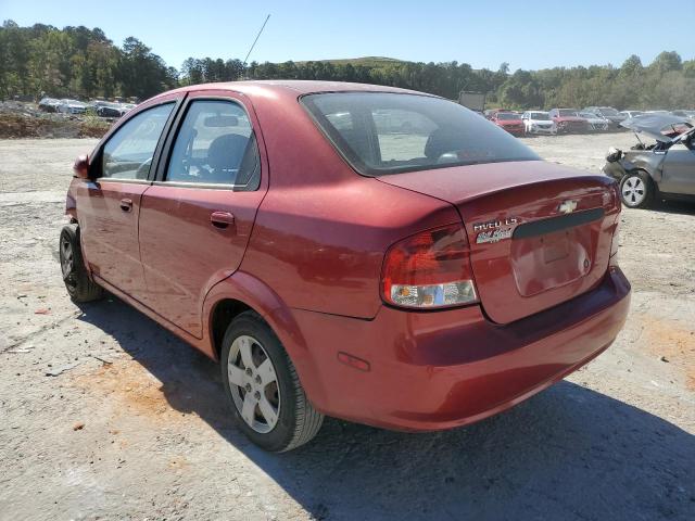 KL1TD56666B638395 - 2006 CHEVROLET AVEO BASE RED photo 3