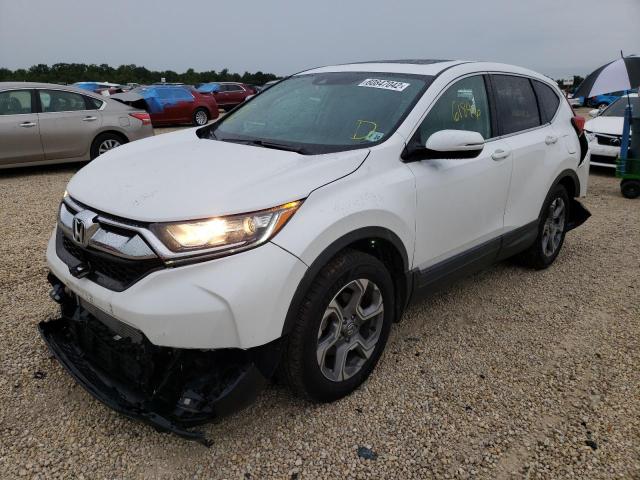 2HKRW2H89KH647076 - 2019 HONDA CR-V EXL WHITE photo 2