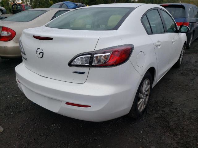 JM1BL1V83C1614057 - 2012 MAZDA 3 I WHITE photo 4