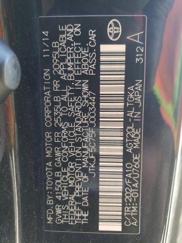 JTKJF5C75FJ003447 - 2015 TOYOTA SCION TC 黑色 照片 10