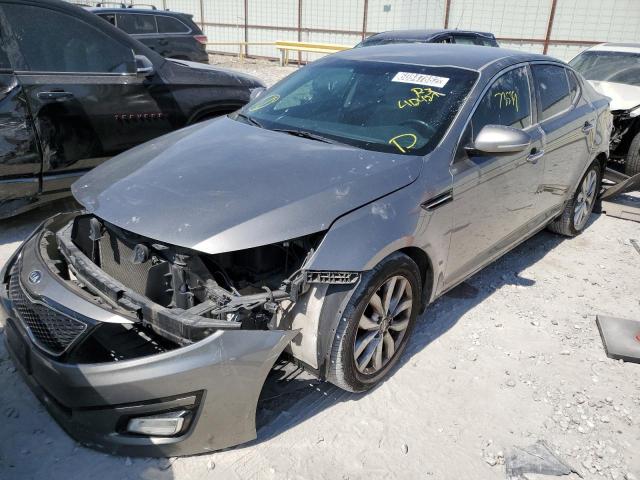 5XXGN4A72FG412429 - 2015 KIA OPTIMA EX GRAY photo 2