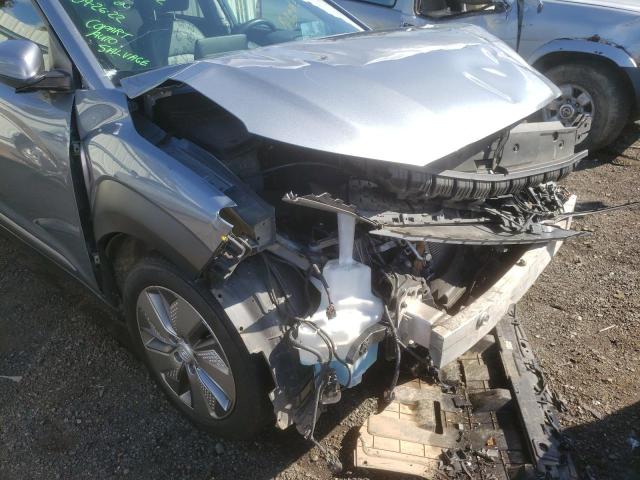 KM8K53AG9MU100292 - 2021 HYUNDAI KONA ULTIM GRAY photo 9