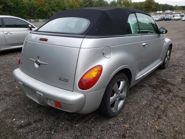 3C3AY75S25T294208 - 2005 CHRYSLER PT CRUISER SILVER photo 4