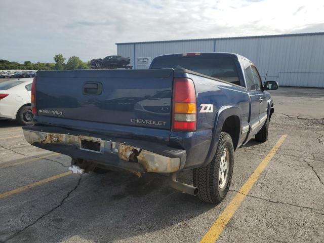 1GCEK19T7YE136448 - 2000 CHEVROLET SILVERADO BLUE photo 4