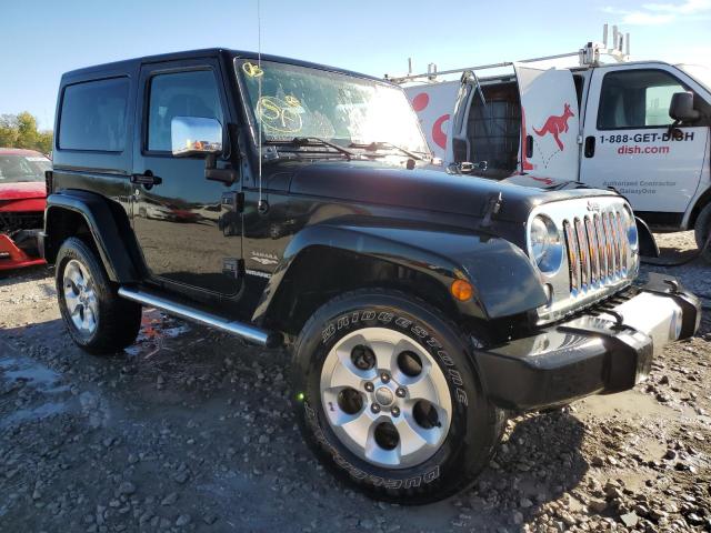 1C4AJWBG6EL124522 - 2014 JEEP WRANGLER S BLACK photo 1