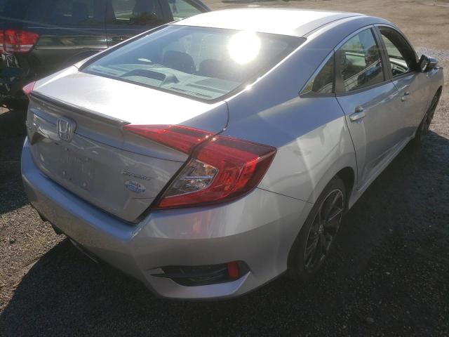 2HGFC2F83KH507176 - 2019 HONDA CIVIC SPOR 银色 照片 4