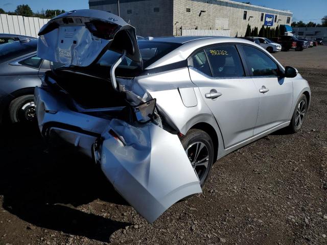 3N1AB8CV0NY268938 - 2022 NISSAN SENTRA SV SILVER photo 4