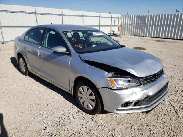 3VW2K7AJ1FM342658 - 2015 VOLKSWAGEN JETTA BASE فضي صورة 1