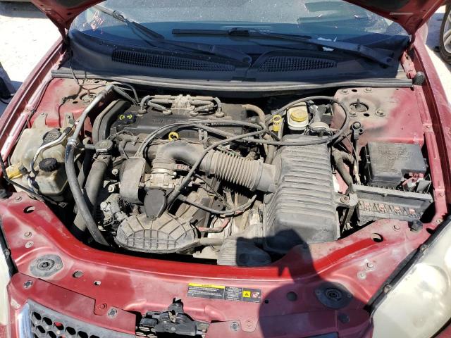 1B3EL46X86N137466 - 2006 DODGE STRATUS SX RED photo 7