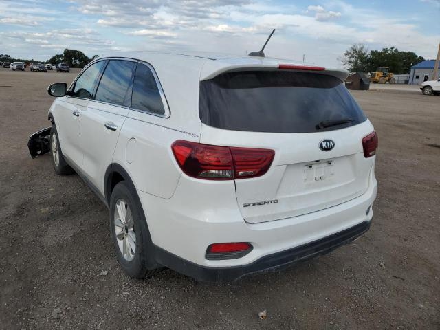 5XYPG4A37LG664790 - 2020 KIA SORENTO L WHITE photo 3