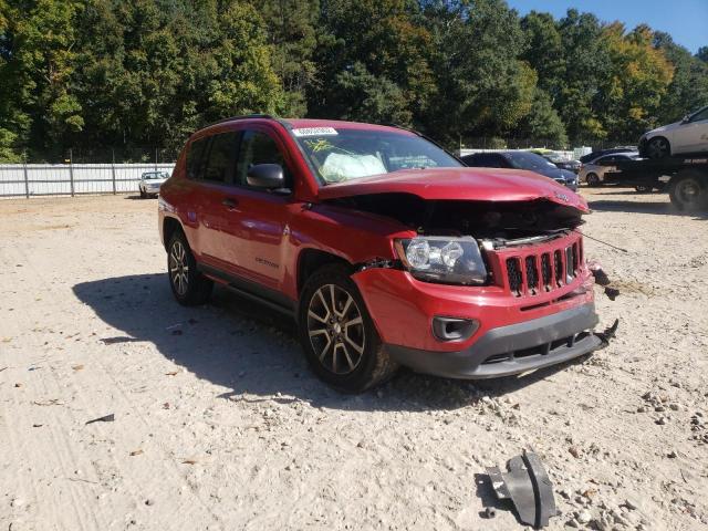 1C4NJCBA9HD131281 - 2017 JEEP COMPASS SP RED photo 1