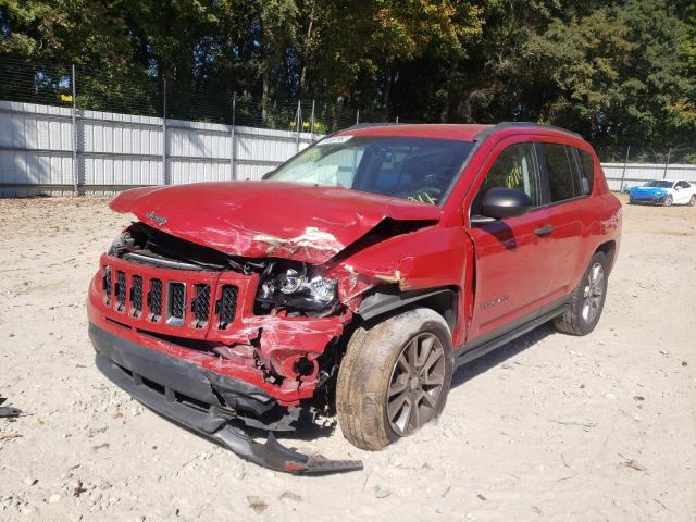 1C4NJCBA9HD131281 - 2017 JEEP COMPASS SP RED photo 2