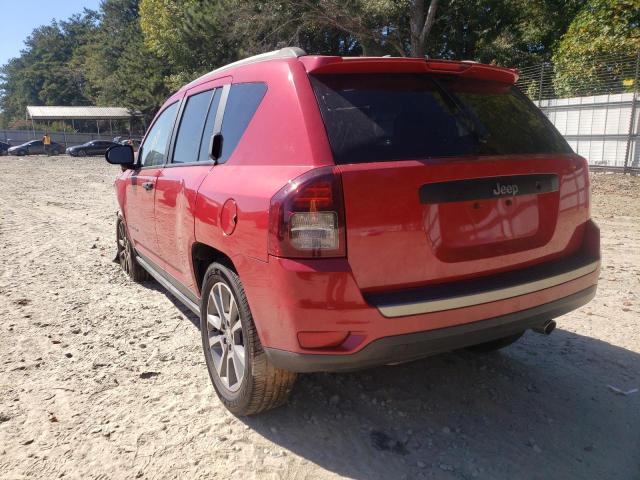 1C4NJCBA9HD131281 - 2017 JEEP COMPASS SP RED photo 3