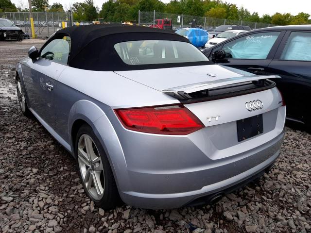 TRUT5CFVXG1017613 - 2016 AUDI TT SILVER photo 3