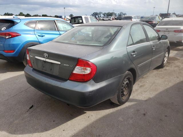 4T1BE32K13U762840 - 2003 TOYOTA CAMRY LE GREEN photo 4