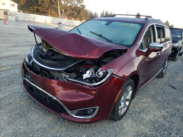 2C4RC1GG9KR667438 - 2019 CHRYSLER PACIFICA L BURGUNDY photo 2