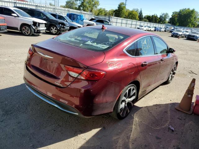 1C3CCCCBXGN112213 - 2016 CHRYSLER 200 C RED photo 4