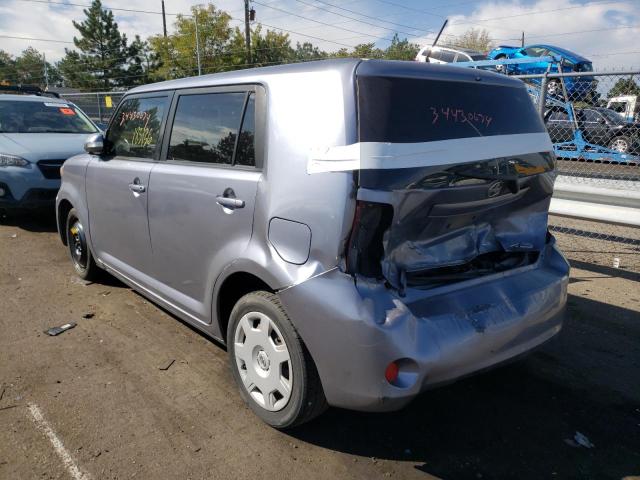 JTLZE4FE4CJ008477 - 2012 TOYOTA SCION XB GRAY photo 3