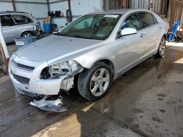 1G1ZC5E04CF321148 - 2012 CHEVROLET MALIBU 1LT ვერცხლისფერი ფოტო 2