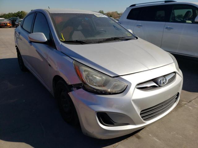 KMHCT4AE6DU560699 - 2013 HYUNDAI ACCENT SILVER photo 1