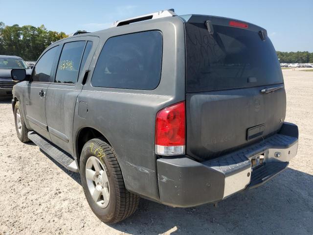 5N1AA08A05N712836 - 2005 NISSAN ARMADA SE CHARCOAL photo 3