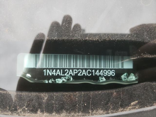 1N4AL2AP2AC144996 - 2010 NISSAN ALTIMA BAS MAROON photo 10