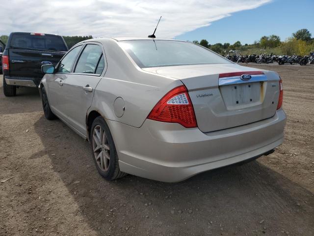 3FAHP0JA4AR269972 - 2010 FORD FUSION SEL BEIGE photo 3