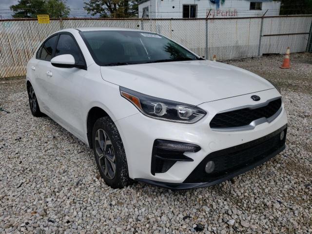 3KPF24AD4ME329018 - 2021 KIA FORTE FE WHITE photo 1