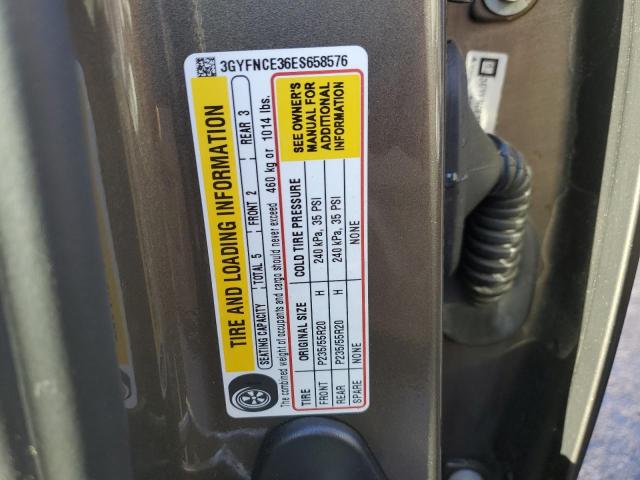 3GYFNCE36ES658576 - 2014 CADILLAC SRX PERFOR ყავისფერი ფოტო 10