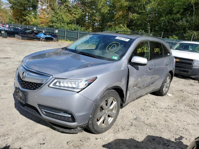 5FRYD4H93GB014132 - 2016 ACURA MDX ADVANC SILVER photo 2