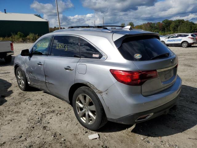 5FRYD4H93GB014132 - 2016 ACURA MDX ADVANC SILVER photo 3
