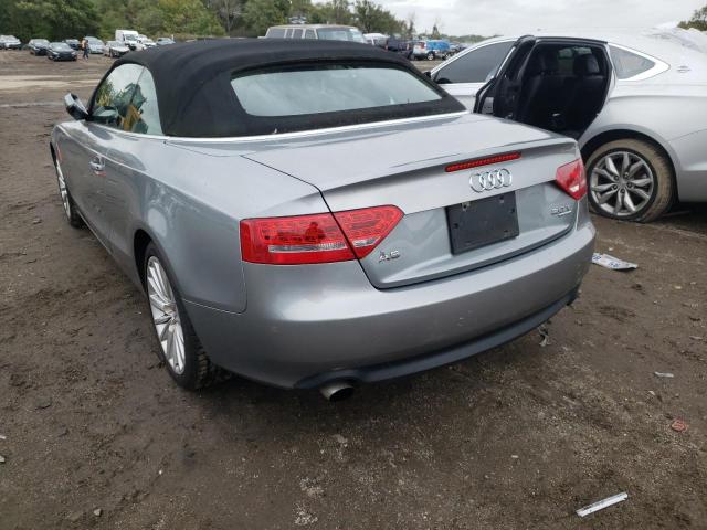 WAUVFAFH1AN018306 - 2010 AUDI A5 PRESTIG SILVER photo 3