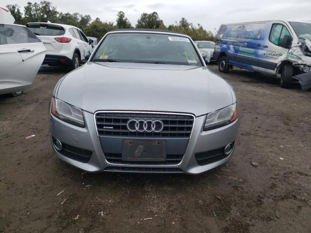 WAUVFAFH1AN018306 - 2010 AUDI A5 PRESTIG SILVER photo 9