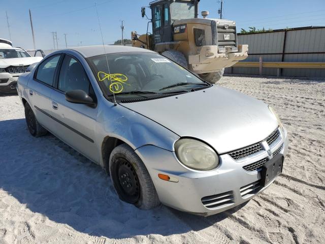 1B3ES26CX4D607830 - 2004 DODGE NEON BASE SILVER photo 1