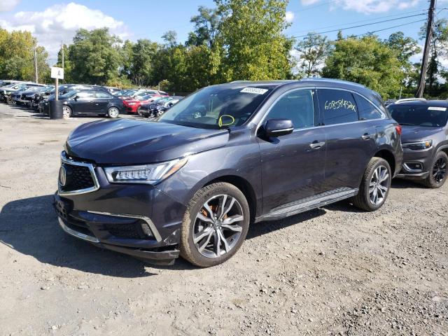 5J8YD4H83LL002760 - 2020 ACURA MDX ADVANC GRAY photo 2