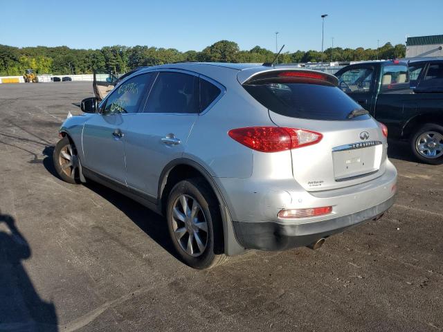 JNKAJ09F28M353061 - 2008 INFINITI EX35 BASE SILVER photo 3
