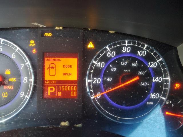 JNKAJ09F28M353061 - 2008 INFINITI EX35 BASE SILVER photo 8