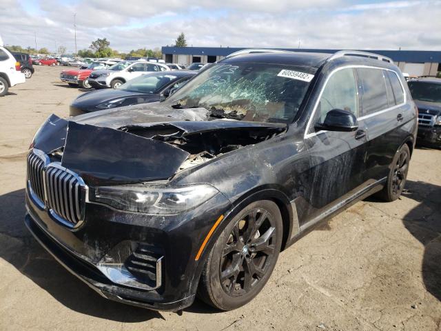 5UXCW2C02M9E86123 - 2021 BMW X7 XDRIVE4 BLACK photo 2